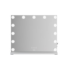 Hollywood Vanity Touch Wall Mounted and Freestanding Mirror with 13 LED Bulbs